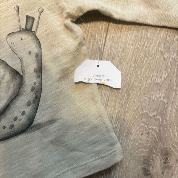 Little Co. Tan Snail Long Sleeve Shirt - 3M - Picture 5 of 6